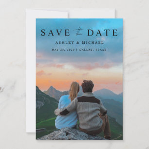Reserve A Data Elegante Modern Vellum Overlay 2 Photo Wedding Sav