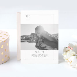 Reserve A Data Elegante moderno minimalista Salve a foto da data