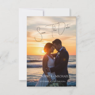 Reserve A Data Elegante Neutro Casamento Floral Magnólia