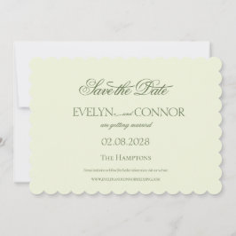 Reserve A Data Elegante Rococo Casamento Salvar Data