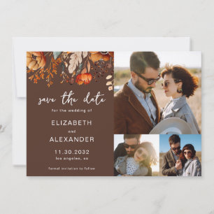 Reserve A Data Elegante Rustic autumnal casamento floral 3 fotos