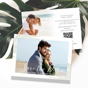 Reserve A Data Elegante Salve a Data Destino Palmas de Casamento