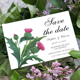 Reserve A Data Elegante Scottish Thistle Floral