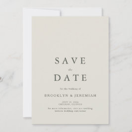 Reserve A Data Elegante Serif Wedding Salvar Data