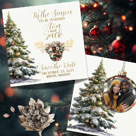 Reserve A Data Elegante Vermelho e Verde Esta é a estação a ser c