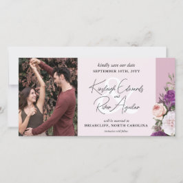 Reserve A Data Elegantes Rosas Florais Vintage & Casamento Mauve 