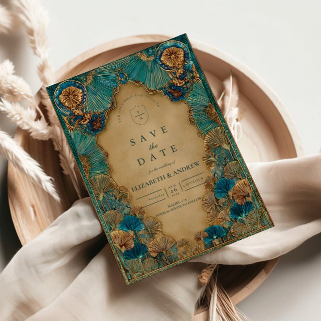 Reserve A Data Emerald Gold Islamic Wedding (Criador carregado)