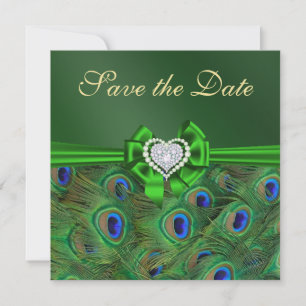 Reserve A Data Emerald Green Peacock Salvar a Data