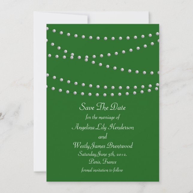Reserve A Data Emerald Green Pearls Salve a Data (Frente)