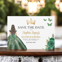 Reserve A Data Emerald Green Princess Quinceañera Salve a Data