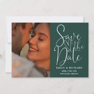 Reserve A Data Emerald Green Wedding 2 Foto Elegante