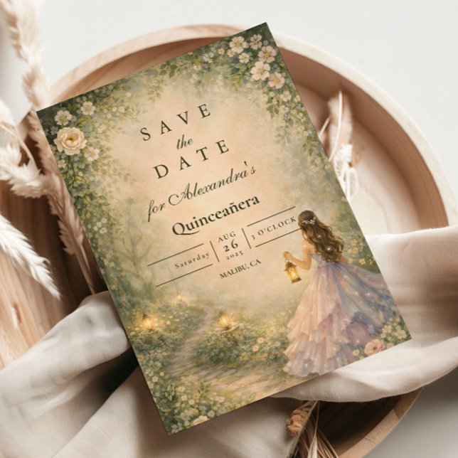 Reserve A Data Enchanted Forest Princess Quinceañera (Criador carregado)