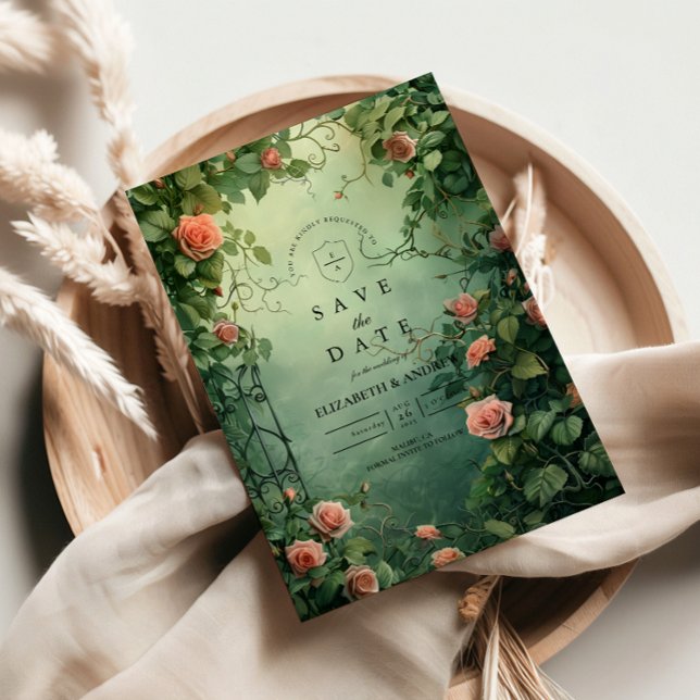 Reserve A Data Enchanted Rose Garden Gate Wedding (Criador carregado)