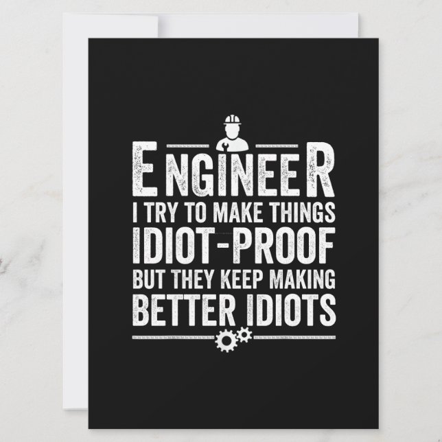 Reserve A Data Engenheiro Tento Fazer Coisas Idiotas (Frente)