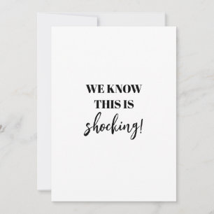 Reserve A Data Engraçado Chocante Finalmente Casando