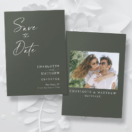 Reserve A Data Escrita em Tinta Moderna de Caligrafia 1 Foto Nova