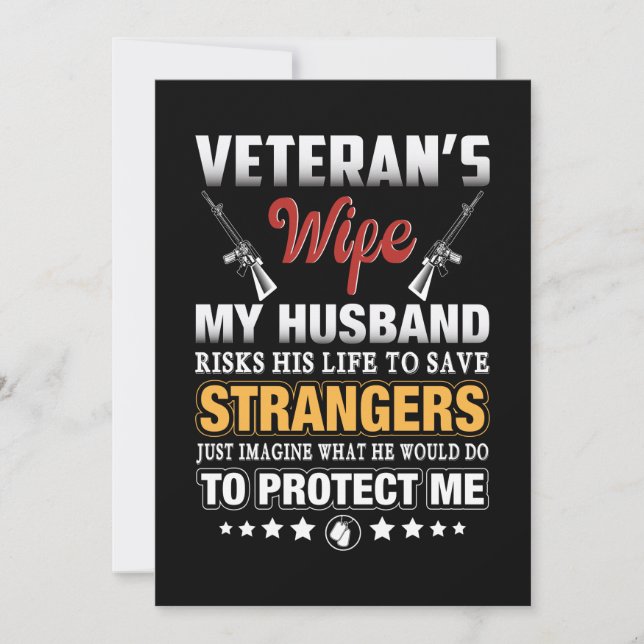 Reserve A Data Esposa de Veterano (Frente)