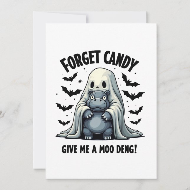 Reserve A Data Esquece que o Candy me dá Moo Deng Halloween Fanta (Frente)