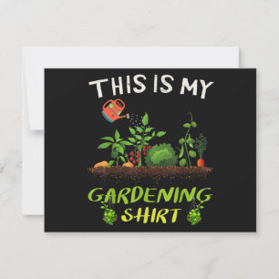 Reserve A Data Esta é Minha Camisa de Jardinagem Presentes Divert