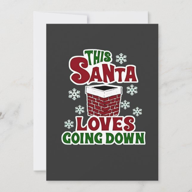 Reserve A Data Este Papai noel Adora Ir Para O Natal De Natal (Frente)
