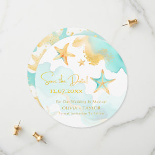 Reserve A Data Estrela-do-Mar Aquática Casamento Náutico na Praia