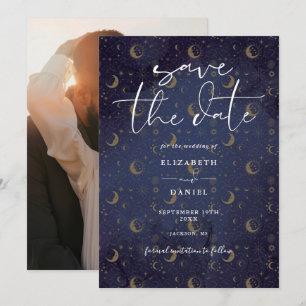 Reserve A Data Estrelas Místicas Celestiais E Foto De Casamento D