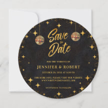 Estrelas Retro Bola de Discoteca Brilho Dourado Ca