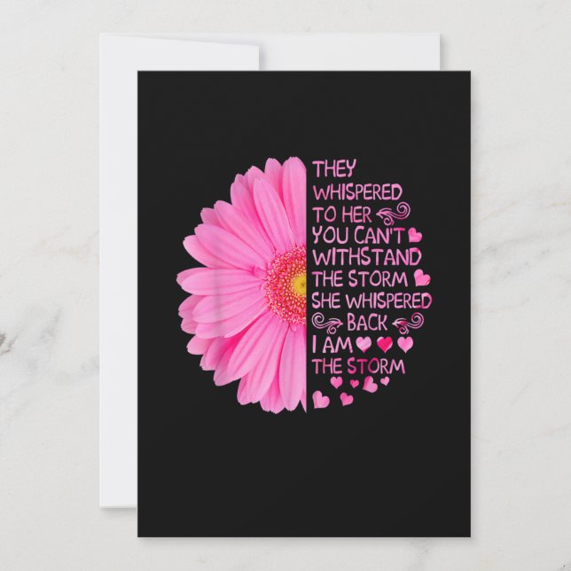 Reserve A Data Eu sou a tempestade Mulheres fortes guerreiros do  (Frente)