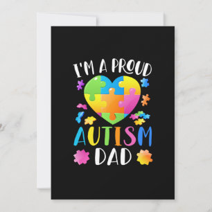 Reserve A Data Eu sou um Pai Autismo orgulhoso Sensibilização