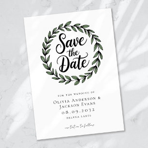 Reserve A Data Eucalyptus Botanical Wreath Wedding