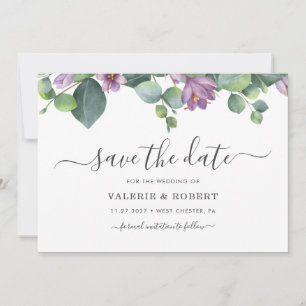 Reserve A Data Eucalyptus Purple Floral Succult