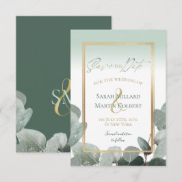 Reserve A Data Eucalyptus Salva o casamento verde da data
