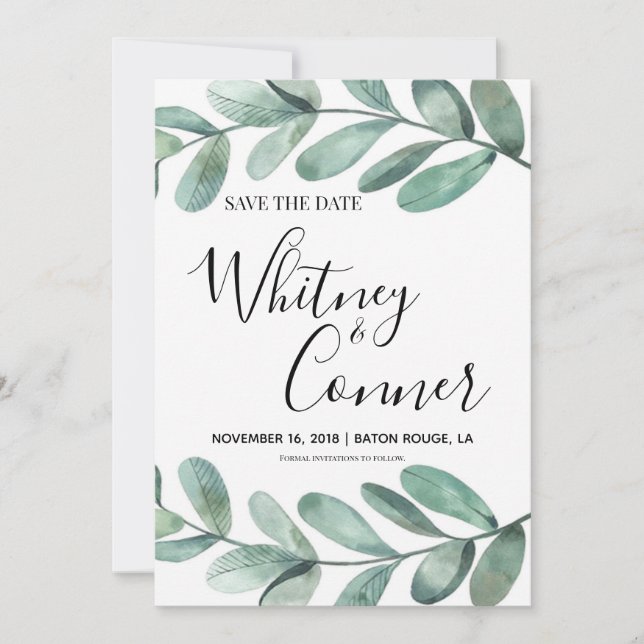 Reserve A Data Eucalyptus Salve a Data (Frente)