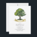 Reserve A Data Evento Anual de Reunião Familiar<br><div class="desc">Apresentando uma árvore de aquarela,  este modelo de convite de reunião de família minimalista e fofo é fácil de personalizar e pronto para adicionar os detalhes anuais de reunião da sua família este ano. Você pode clicar no botão "Personalizar" para adicionar seu evento de reunião.</div>