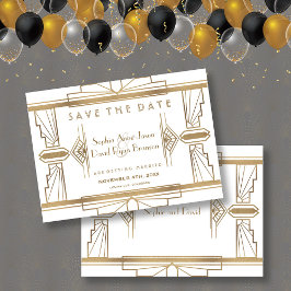 Reserve A Data Excelente Glam White 1920 Gatsby Salvar a Data