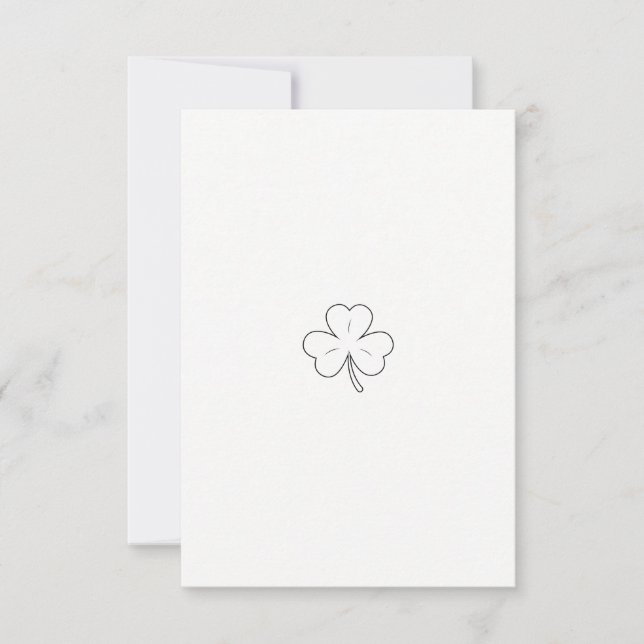 Reserve A Data Experimente a magia da serenada Shamrock (Frente)