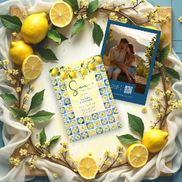 Reserve A Data Exquisite Mediterranean Tiles Floral Lemons Photo