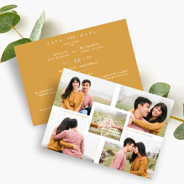 Reserve A Data Exquisite Minimalist Custom 5-Photo Wedding 