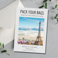 Faça o casamento de destino de Paris da sua Bolsas