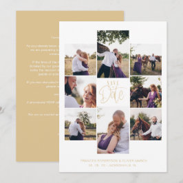Reserve A Data Fancy Modern Chic Collage 6 Photos Couple