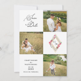 Reserve A Data Fancy Modern Collage 3 Photos Wedding Couple