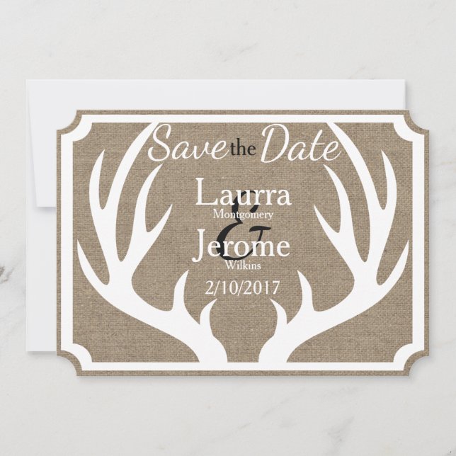 Reserve A Data Farmhouse White Deer Antlers Russos Salvem a Data (Frente)