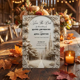 Reserve A Data Faux Bas-Relief Carved Floral Archway