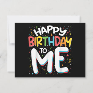 Reserve A Data Feliz Aniversário Para Mim Festa de aniversário En