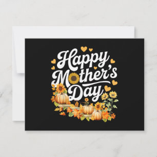Reserve A Data Feliz Dia das Mães Engraçado Floral Fofo para Mulh