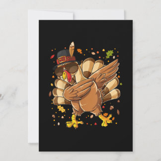 Reserve A Data Feliz Dia de Ação de Graças Dabbing Turkey