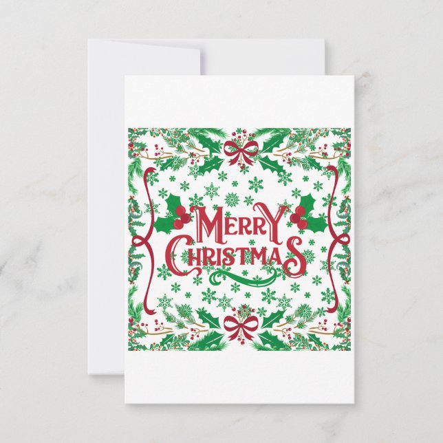 Reserve A Data Feliz Natal Feriados (Frente)