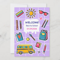 Feliz Primeiro Dia De Boas-Vidas Na Escola