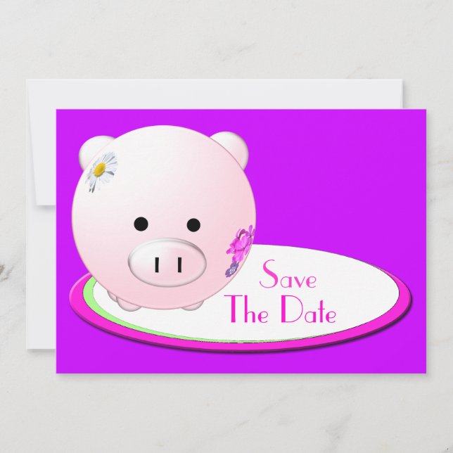 Reserve A Data Festa de aniversário (Frente)