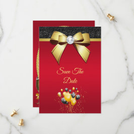 Reserve A Data Festa de aniversário de Elegância Romântica